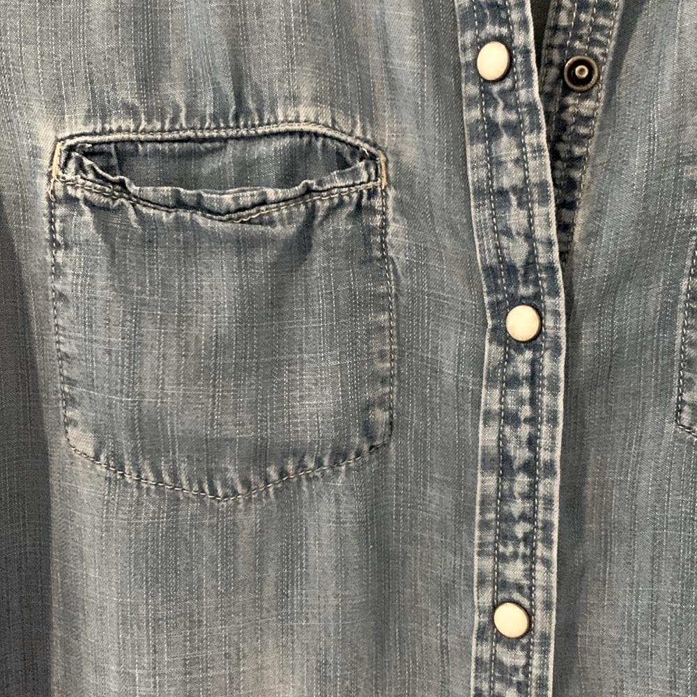 Denim Button Down - Picture 3 of 4